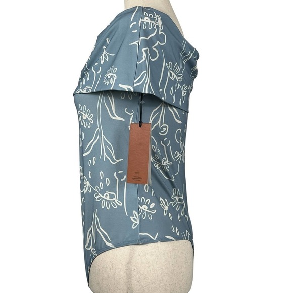 CHRISTINA MARTINEZ‎ OFF THE SHOULDER BODYSUIT WOMEN'S SIZE L NWT - Picture 5 of 16